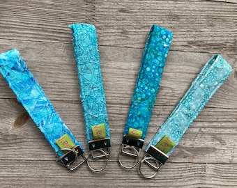 Lanyard, keychain turquoise