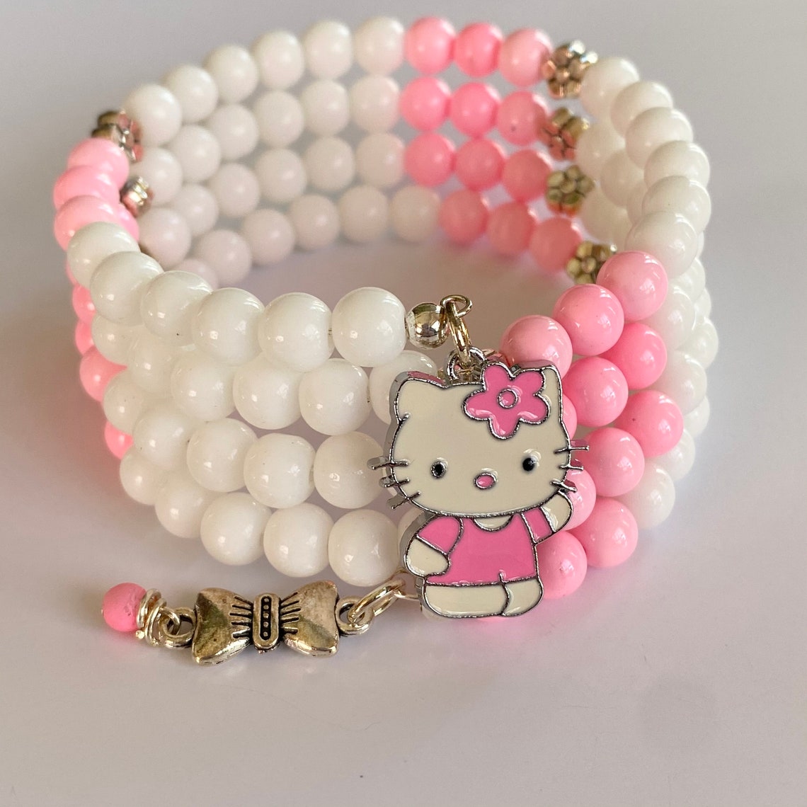 Hello Kitty Bracelet Adult Hello Kitty Bracelet Wrap Etsy
