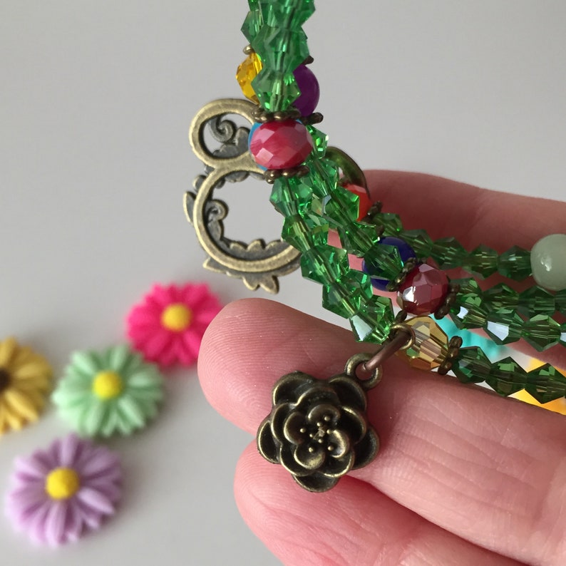Disney/'s Flower and Garden Festival Bracelet Disney Floral Spring Bracelet Mickey Bracelet Disney Wrap Bracelet Disney Floral Bracelet