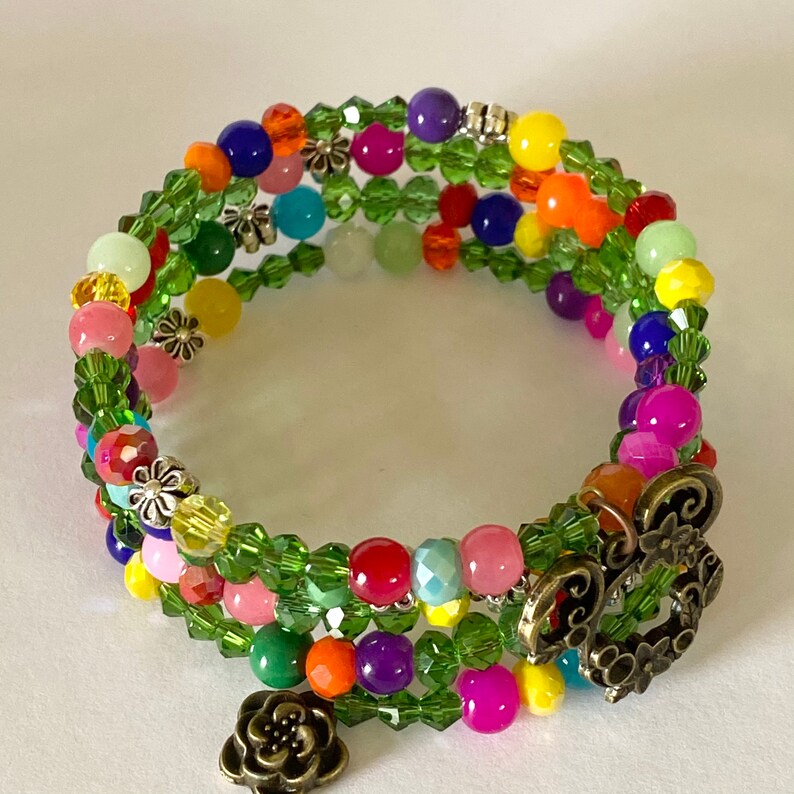 Disney/'s Flower and Garden Festival Bracelet Disney Floral Spring Bracelet Mickey Bracelet Disney Wrap Bracelet Disney Floral Bracelet