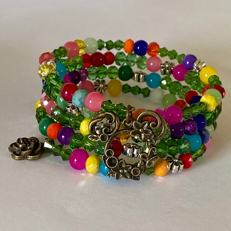 Disney/'s Flower and Garden Festival Bracelet Disney Floral Spring Bracelet Mickey Bracelet Disney Wrap Bracelet Disney Floral Bracelet