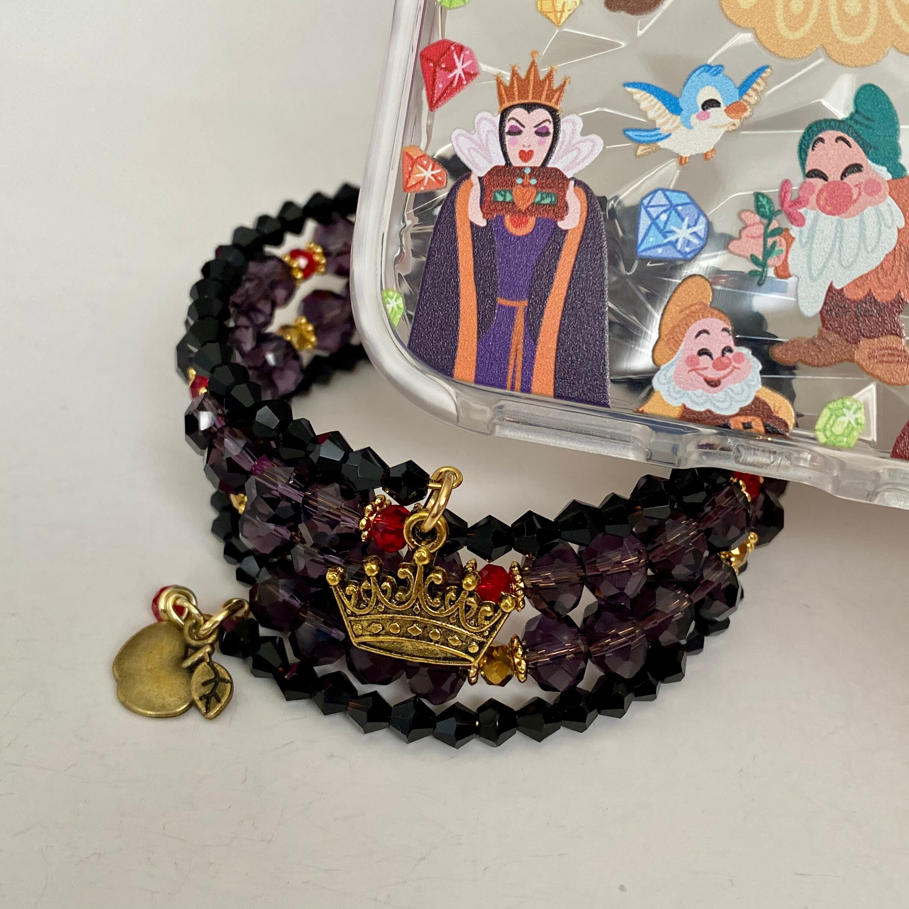 Evil Queen Bracelet Disney Villain Bracelet Disney Wrap Etsy