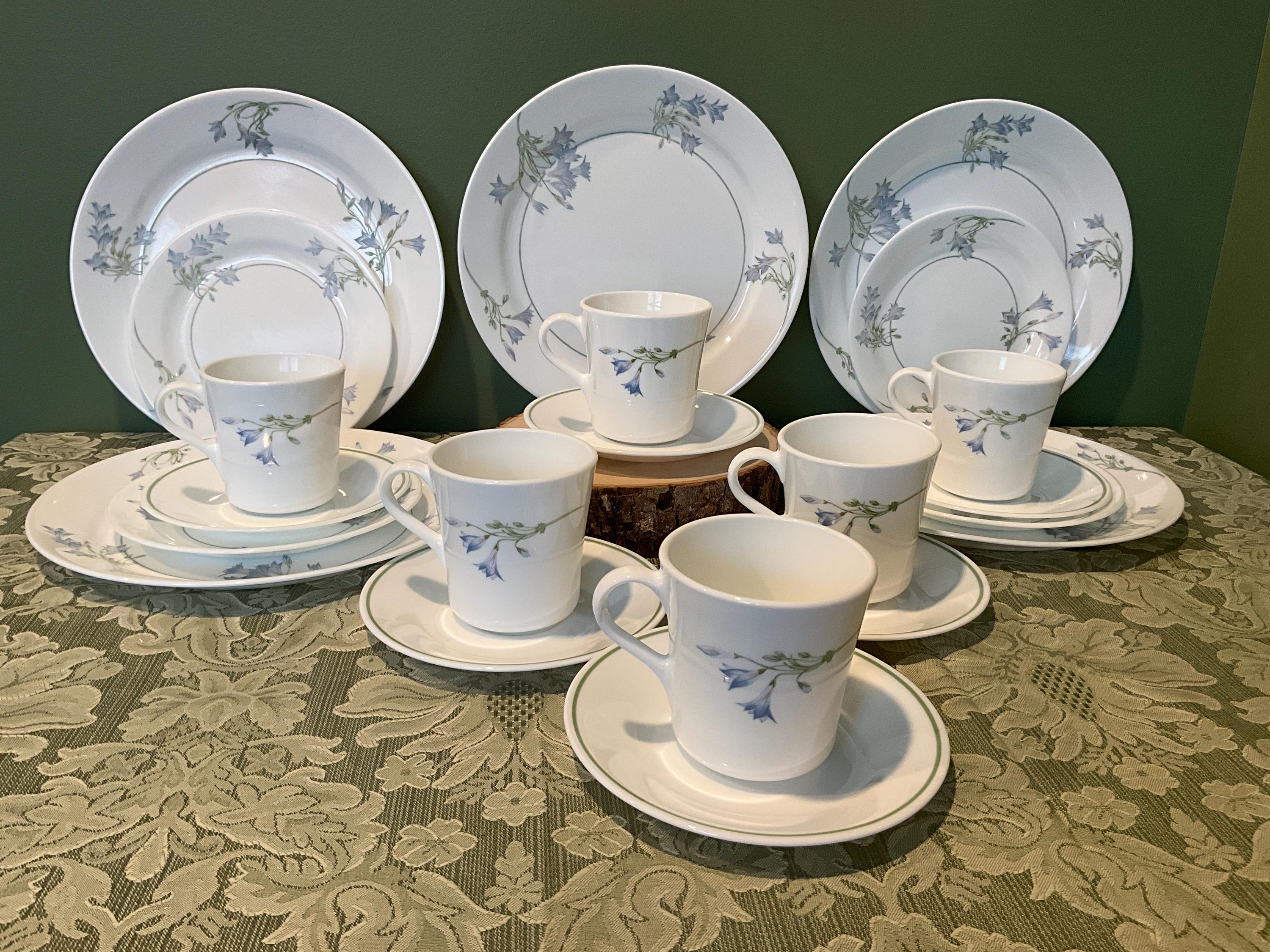 Corning Ware Blue Flower Plates - Etsy