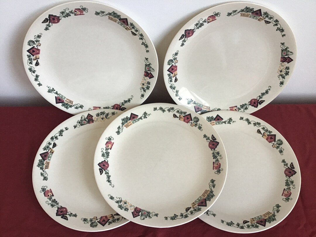 Corelle by Corning Ware Dinnerware Dishes, Garden Home Pattern With ...