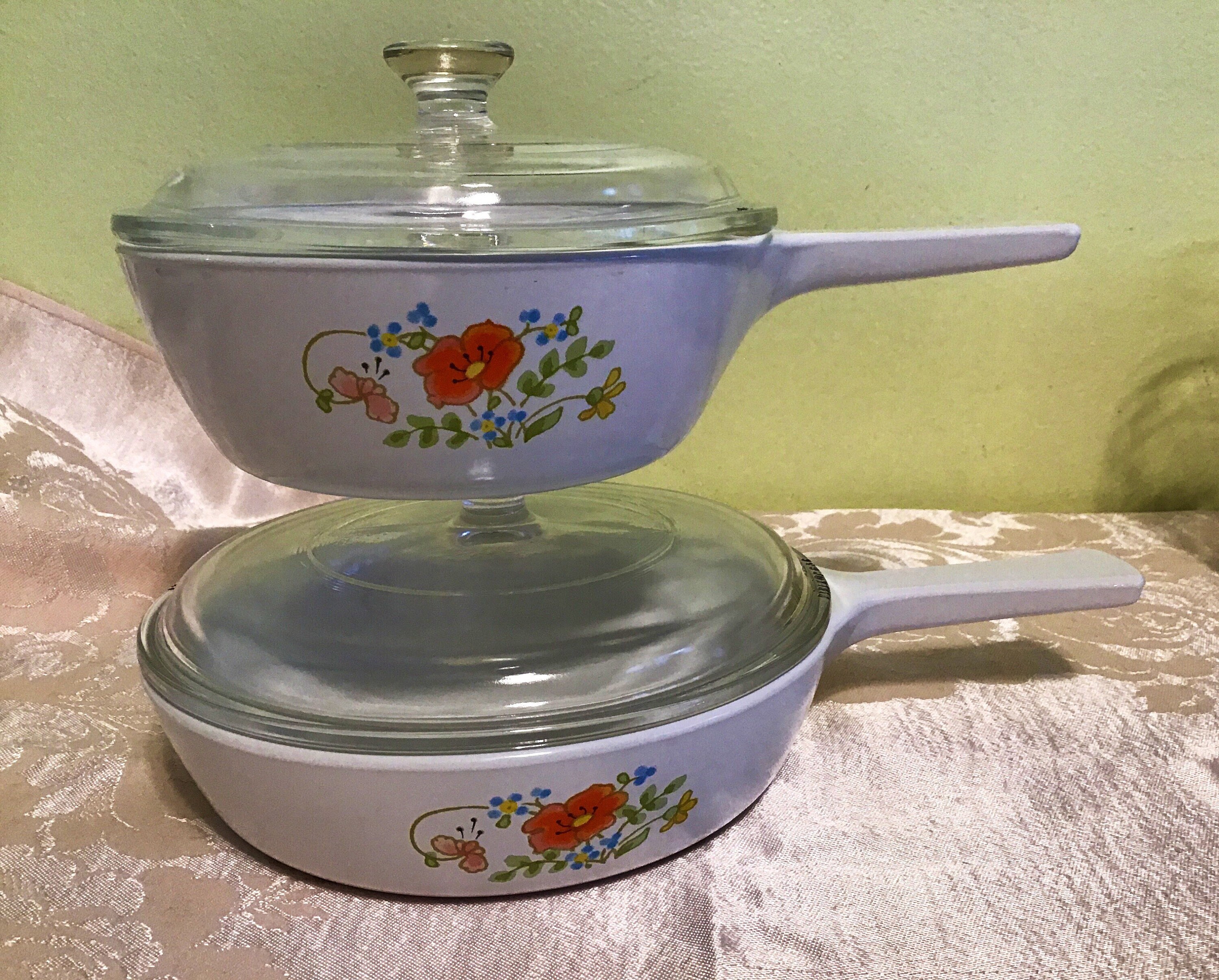 Vintage Corning Ware Stove Top Oven Proof Baking Dishes Etsy