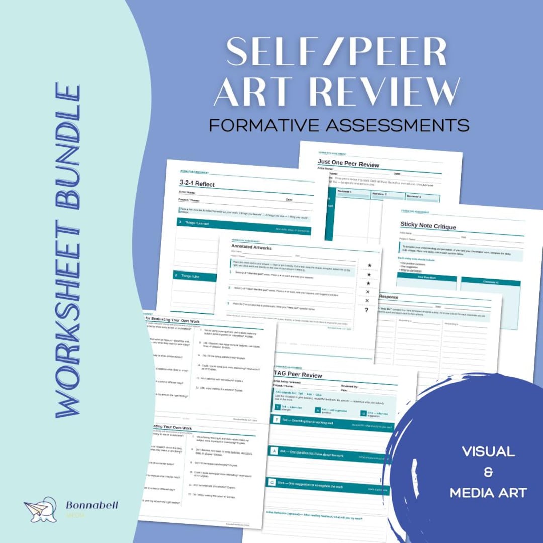 Visual Art Formative Assessment Toolkit | Peer Review & Reflection ...