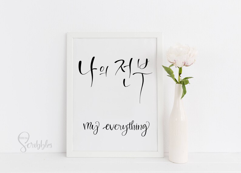 My Everything Meaningful Art Quote Wall Decor Home Decor Etsy