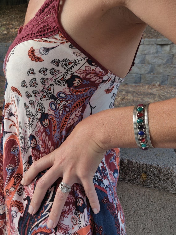 Breathtaking Bracelet With Multiple Colored Stone… - image 3