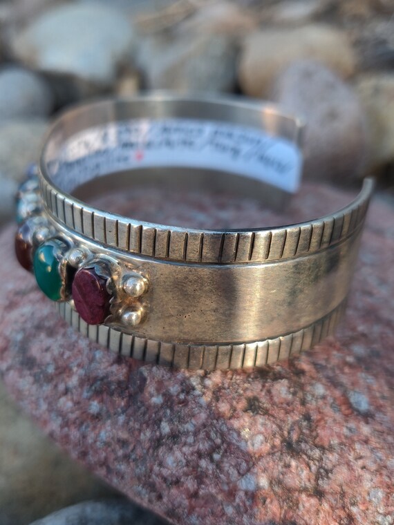 Breathtaking Bracelet With Multiple Colored Stone… - image 6
