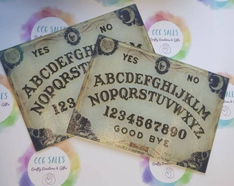 Ouija board glass chopping board, chopping block, glass cutting board, housewarming gift, new home, kitchen decor, worktop saver