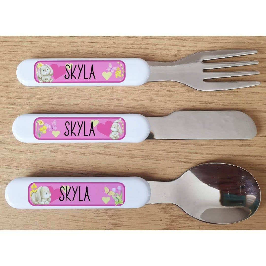 Personalised childrens cutlery set toddler cutlery weaning Etsy 日本
