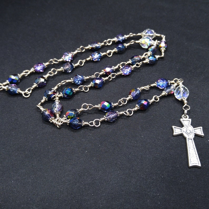 Jesus Prayer Beads Hand Wirewrapped Unbreakable Technique Etsy