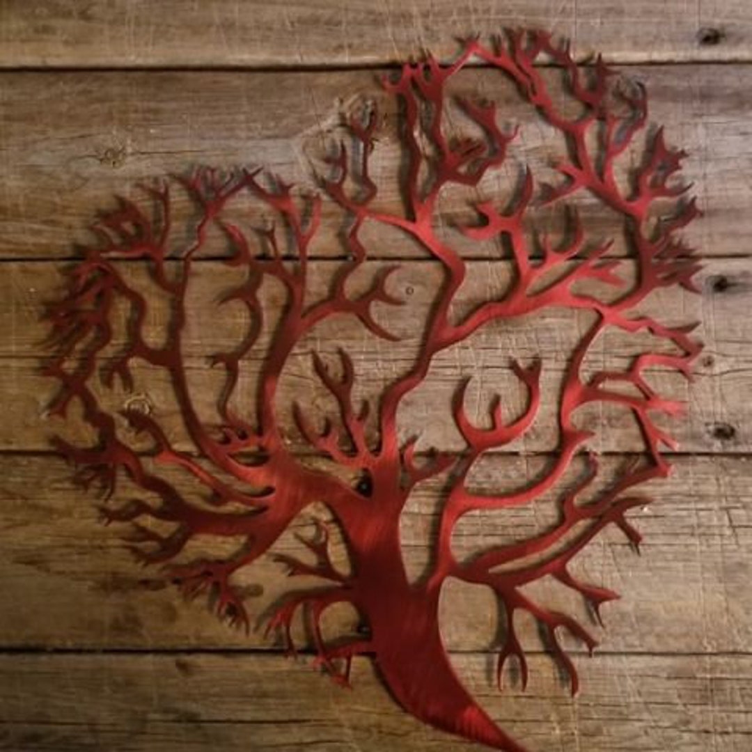 Heart Tree Wall Decor 12 Etsy