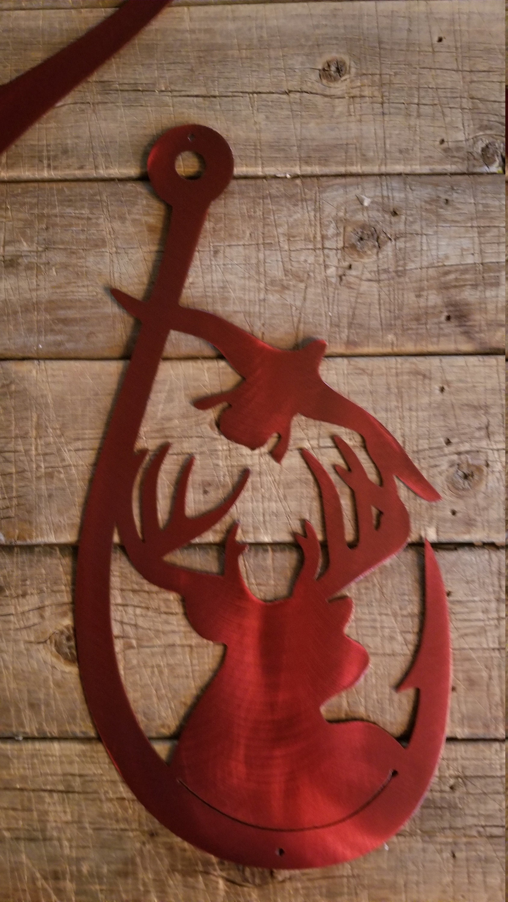 Hooked on Fishing and Hunting Wall Decor