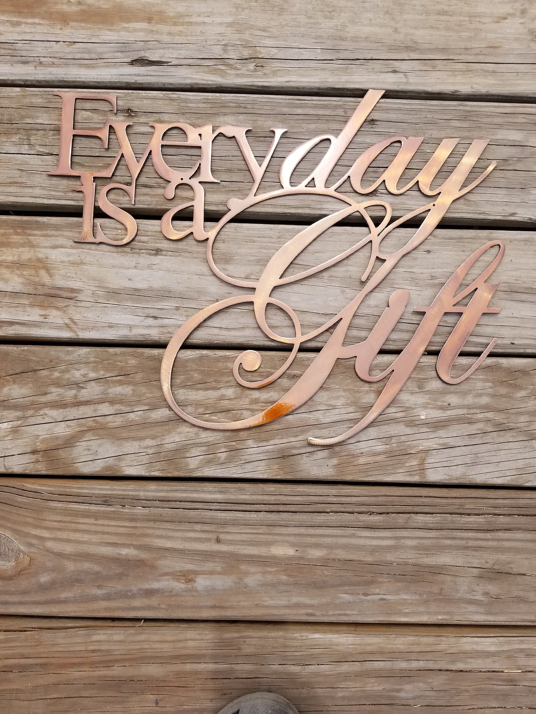 Everyday is a gift wall decor etsy