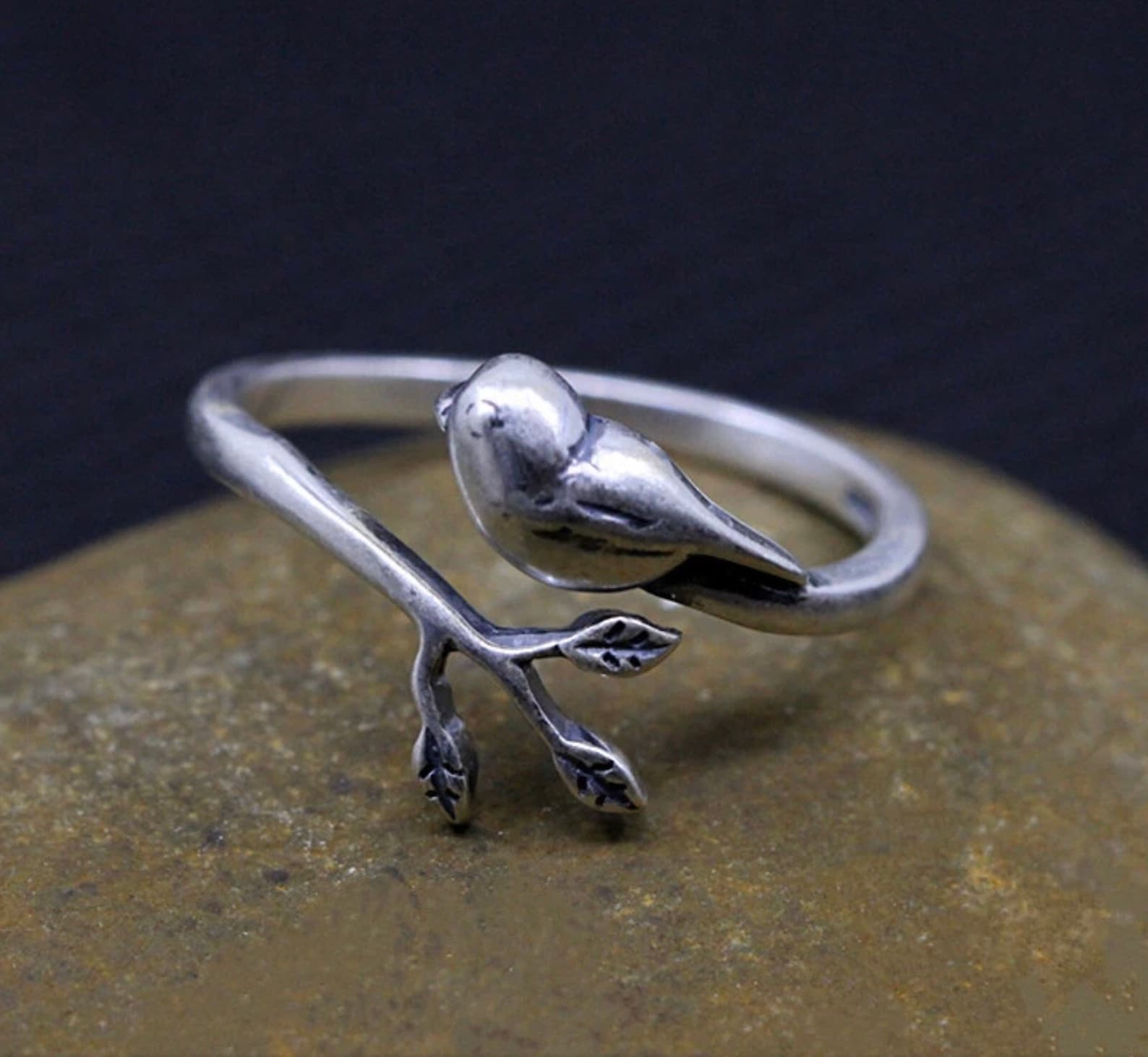 Bird Ring Nature Ring Sterling Silver Bird Ring Animal Etsy