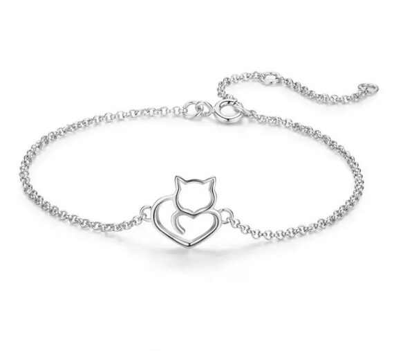 Etsy cat clearance bracelet