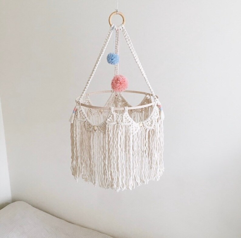 Mobile for kids\u2019 room Mobile for nursery Baby gift Macrame baby mobile