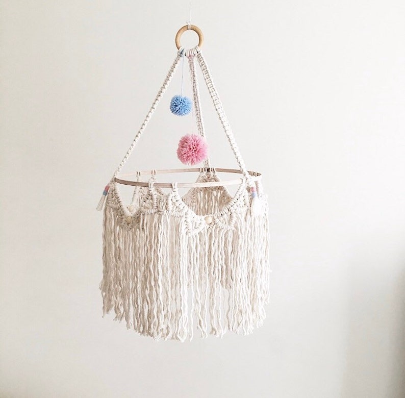Mobile for kids\u2019 room Mobile for nursery Baby gift Macrame baby mobile