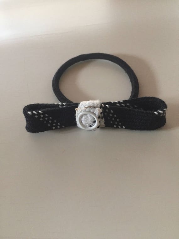 Hockey Lace Hair Tie Etsy