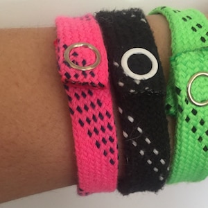 Hockey lace bracelets image 1