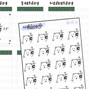 Video Chat Planner Stickers Cute Hand Drawn Planner Stickers Computer Video Chat Winston