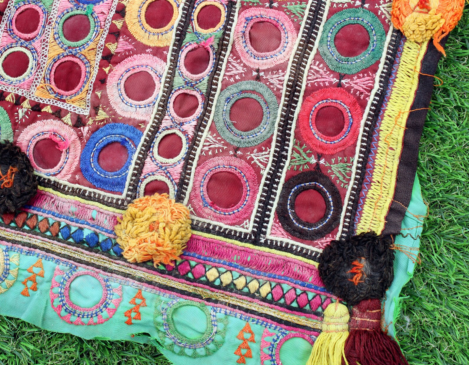 Banjara Embroidery Patch Kutch Rabari Handmade Needle Work Art Etsy