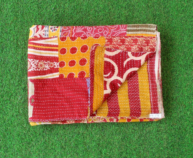 Quilt Patterns Vintage Quilt Book ATH678 Quilt Patterns Quilting Patterns Indian Kantha Quilt Vintage Quilt,