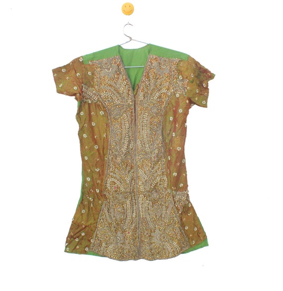 Vintage Banjara Dress Hand Embroidered Tribal Gyps