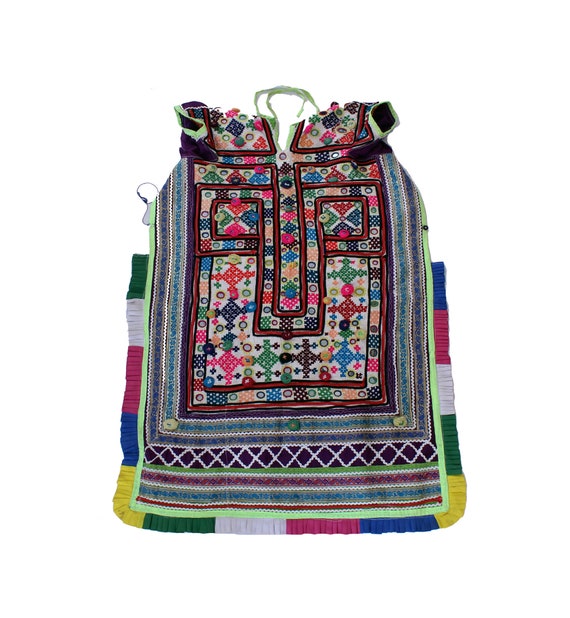 Handmade Banjara Colourful Mirror Embroidered Yoke