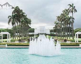 Laie Hawaii Temple Print: LDS Wall Art (Digital Download)
