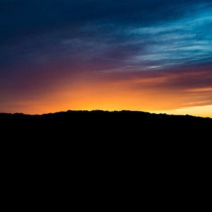 Arizona Sunset Digital Print - Mountain Skyline Wall Art - Utah Sunset Photography - Home Decor