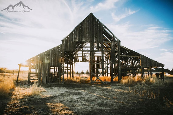 Rustic Barn Barn Photography Barn Decor Barn Sunset Etsy