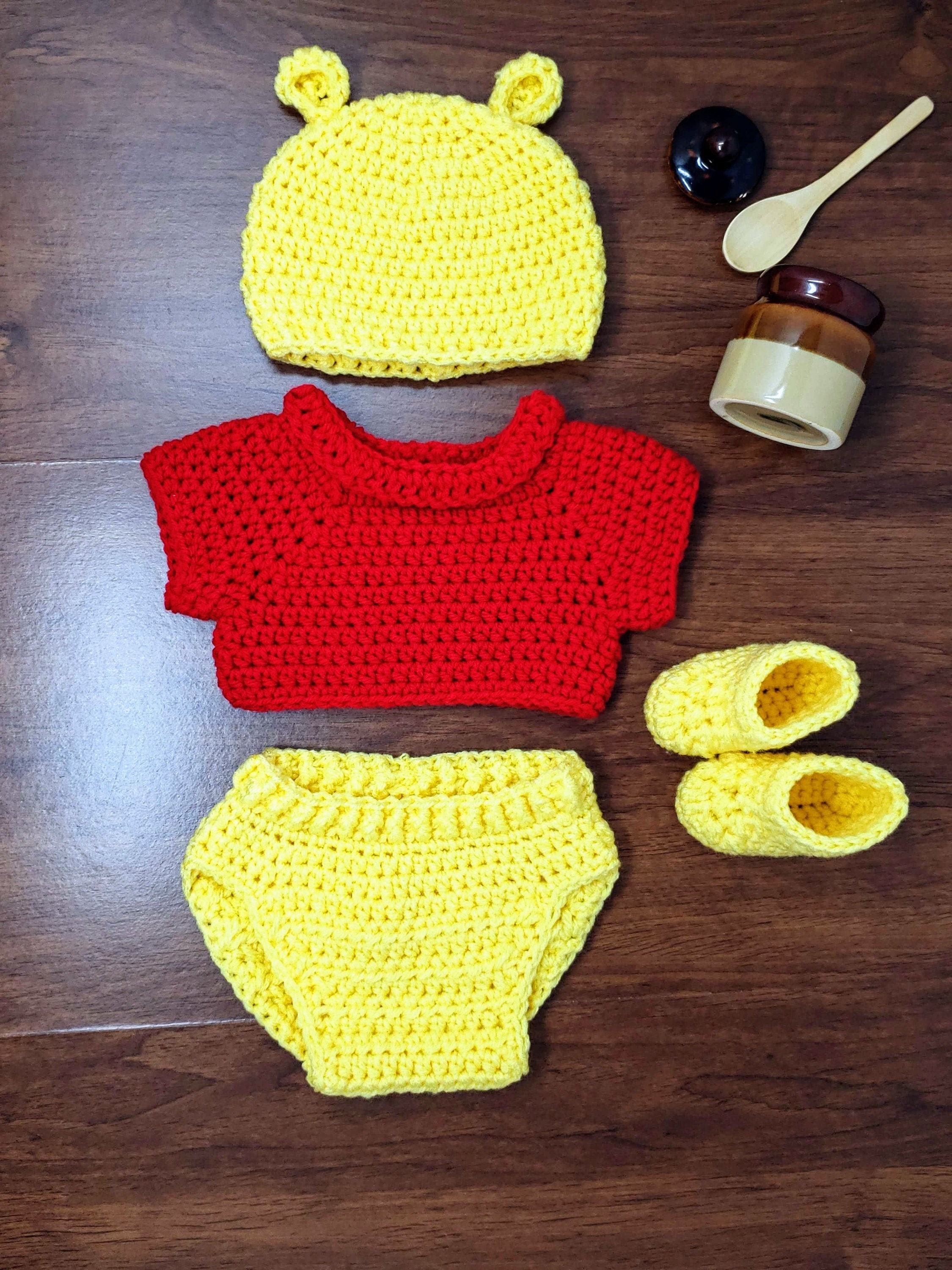 winnie the pooh crochet outfit