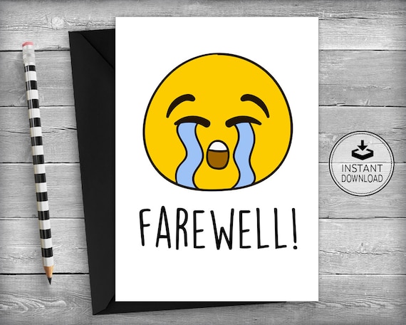 farewell cards new job cards goodbye cards going away etsy