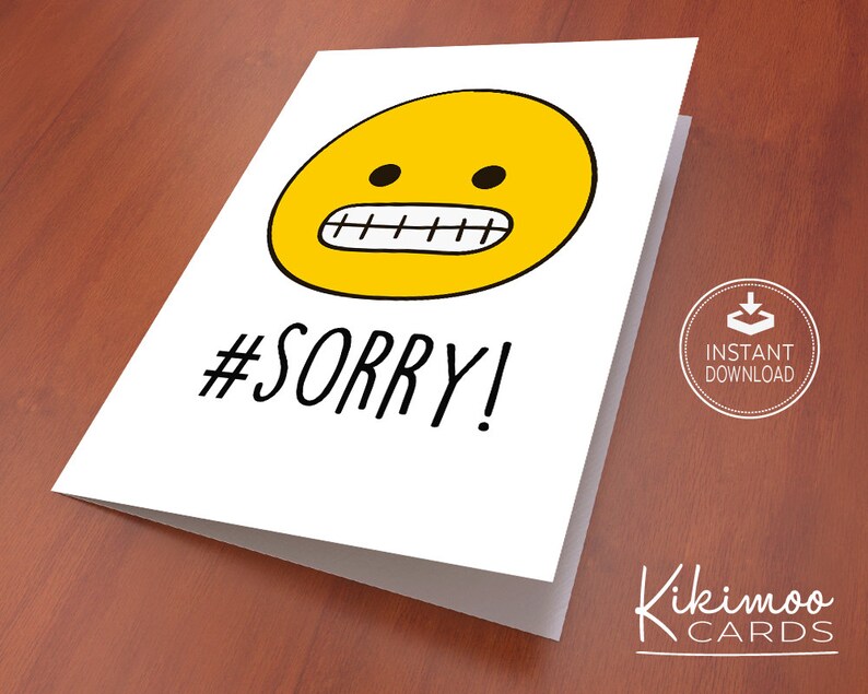 I'm Sorry Card Sorry Card Apology Card Me Etsy