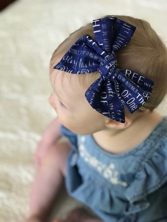 toddler hair barrette bow baby headband bow little girl bows Patriotic Hair Bow