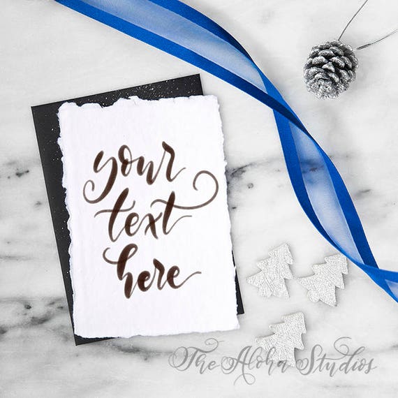 Blue Themed Winter Mockup Instagram Flatlay Ribbon Blue Themed Winter Mockup Instagram Flatlay Ribbon