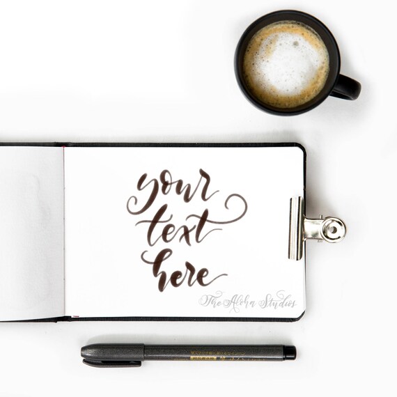 Styled Photo Clean Mockup Journal Flatlay Styled Photo Clean Mockup Journal Flatlay