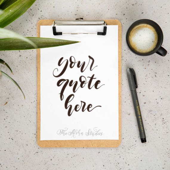 Download Instagram Lettering Mockup Ipad Lettering Mockup Simple Etsy