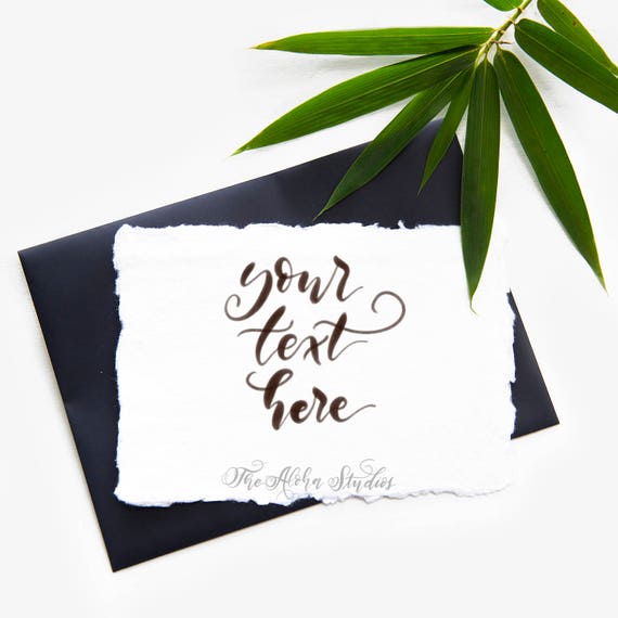 Download Bamboo And Envelope Mockup Styled Photo For Instagram Etsy PSD Mockup Templates