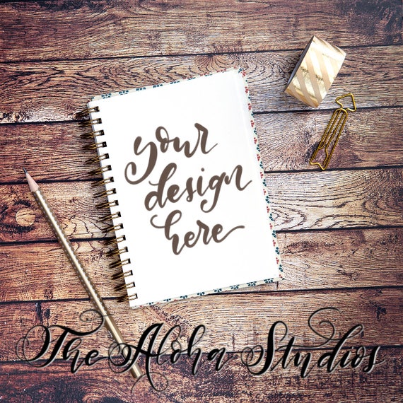 Rustic Wood Flatlay Instagram Lettering Backgound With Etsy
