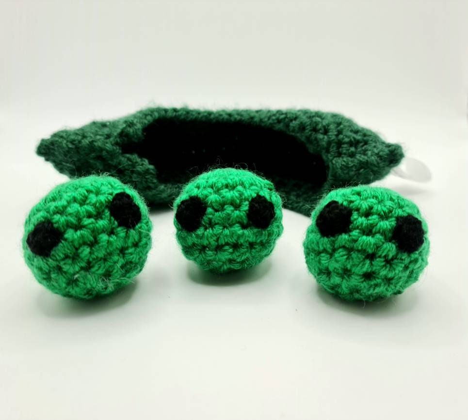 Amigurumi peas Crochet vegetables Pretend play food Crochet stuffed toy Crochet Peas in a Pod Amigurumi peas Crochet vegetables Pretend play food Crochet stuffed toy Crochet Peas in a Pod