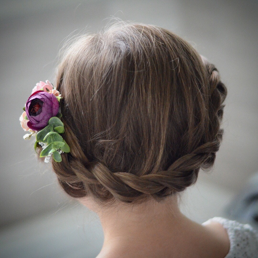 Flower Girl Hair Clip Flower Girl Headband Flower Girl Hair Accessories Baby Headband Baby Hair Clip Wedding Hair Clip Bridal Hair