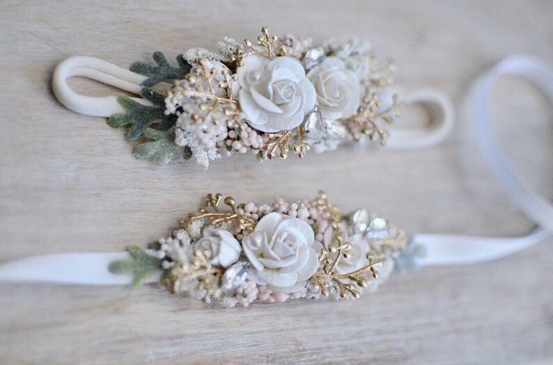 baptism flower crown