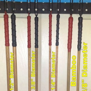 Oak and Bamboo Canes for Biblical Discipline - Various Diameters- Priced to sell!