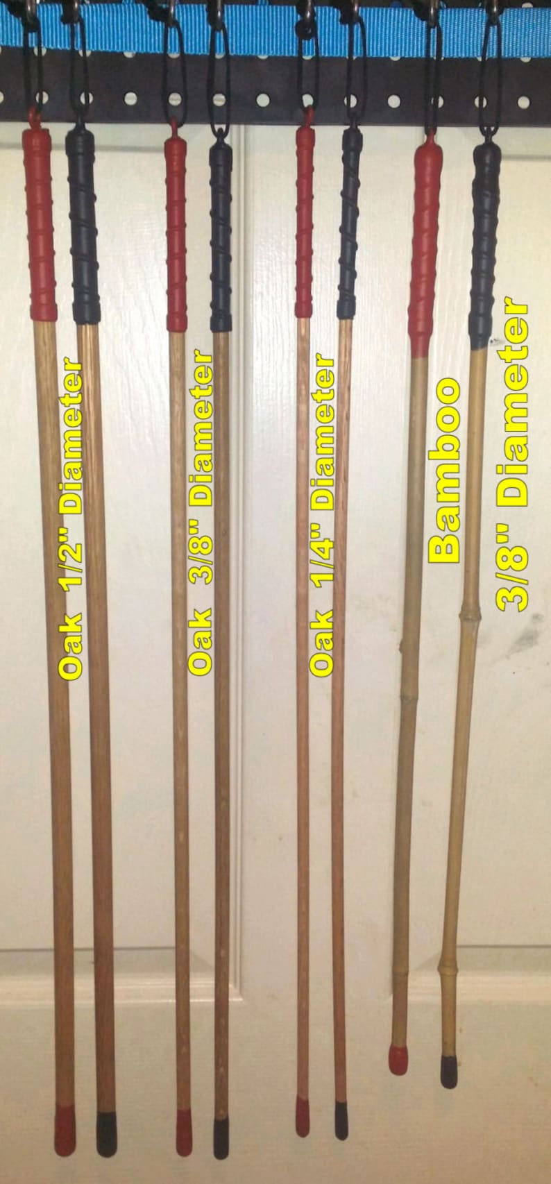 Oak and Bamboo Canes for Biblical Discipline Various Diameters Priced to sell image 1