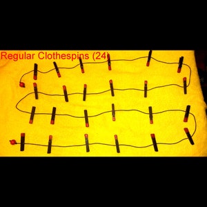 Full Body Clothespin Zipper Torture 24 Rubber Tipped Clothespins on 8' Cord. Please READ Description. image 6