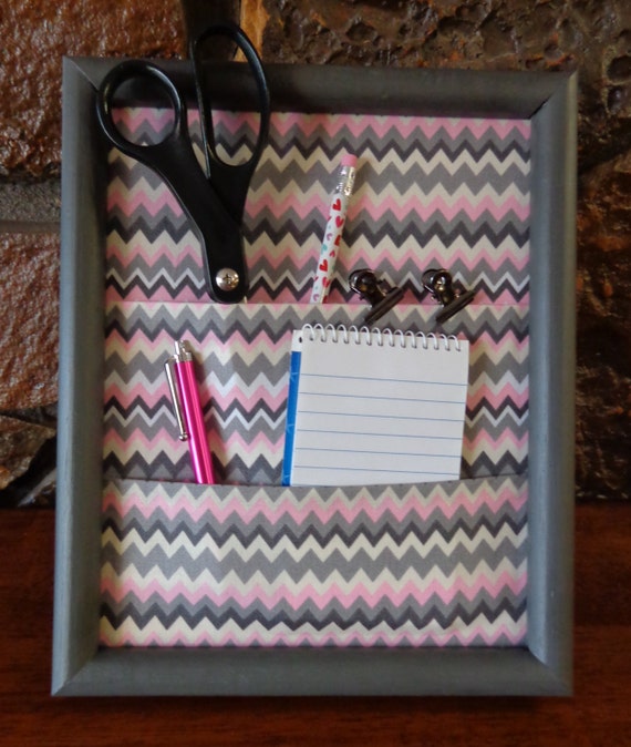Picture Frame Desk Organizer Desk Accessories Office Desk Etsy