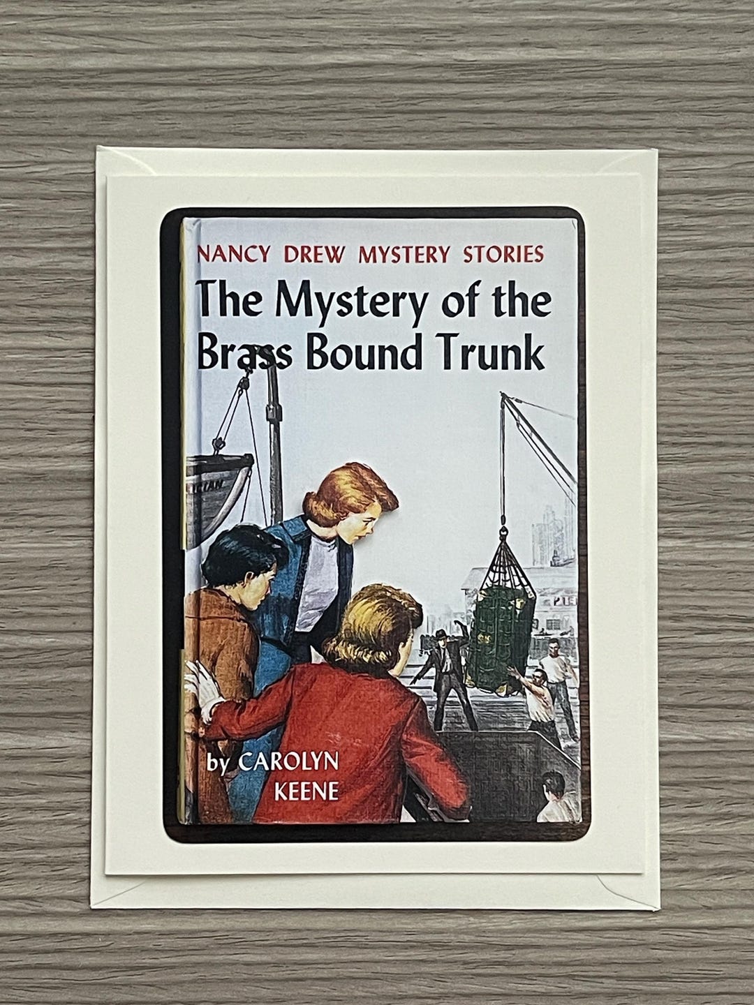 Nancy Drew - the Mystery of the Brass Bound Trunk 3D Layered Greeting ...